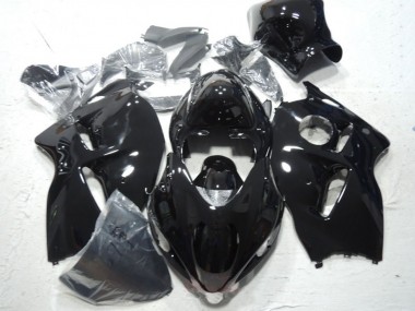 Erschwingliche Suzuki GSXR 1300 Hayabusa Motorrad Verkleidung 1996-2007 - Glanzendes Schwarz
