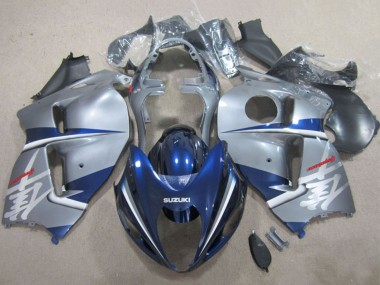 Erschwingliche Suzuki GSXR 1300 Hayabusa Motorrad Verkleidung 1996-2007 - Silber Blau