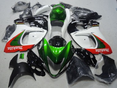 Erschwingliche Suzuki GSXR 1300 Hayabusa Motorrad Verkleidung 2008-2020 - Weiss Grun Rot Makita