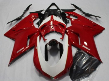 Erschwingliche Ducati 1198 Motorrad Verkleidung 2007-2014 - Rot