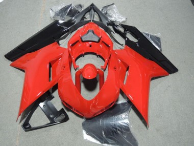 Erschwingliche Ducati 1098 Motorrad Verkleidung 2007-2014 - Rot Schwarz
