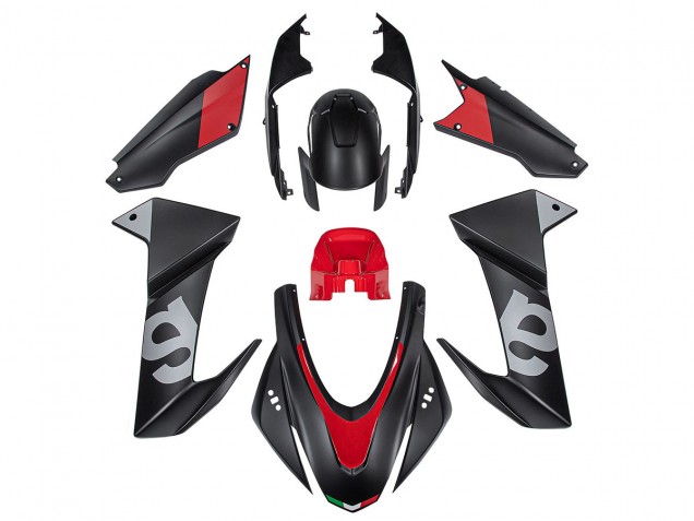 Erschwingliche Aprilia RS660 Motorrad Verkleidung 2020-2024 - Schwarz Rot