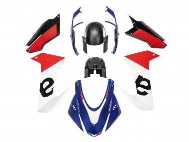 Erschwingliche Aprilia RS660 Motorrad Verkleidung 2020-2024 - Weiss Blau Rot