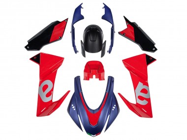 Erschwingliche Aprilia RS660 Motorrad Verkleidung 2020-2024 - Blau Rot