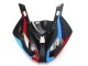 Erschwingliche BMW S1000RR Motorrad Verkleidung 2015-2016 - Blau Rot Carbonfaser