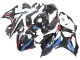 Erschwingliche BMW S1000RR Motorrad Verkleidung 2023-2024 - Blau Rot Carbonfaser