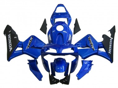 Erschwingliche Honda CBR600RR Motorrad Verkleidung 2003-2004 - Blau Matt Schwarz