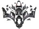 Erschwingliche Honda CBR600RR Motorrad Verkleidung 2007-2008 - Grau Glanzendes Schwarz mit Aufkleber