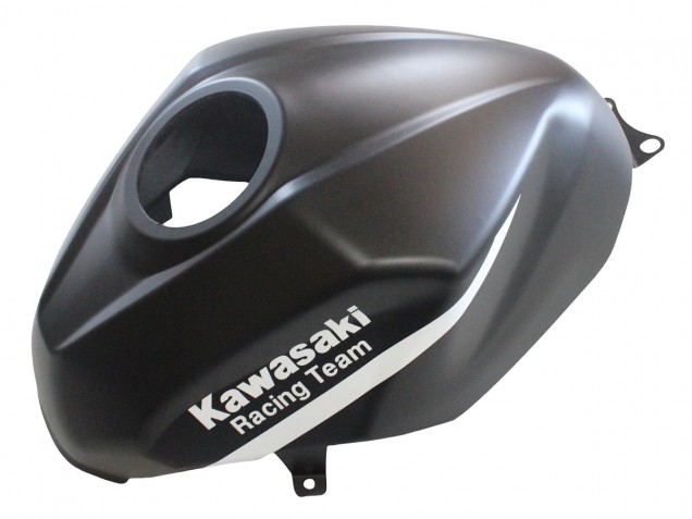 Erschwingliche Kawasaki EX400 Motorrad Verkleidung 2018-2024 - Matt Schwarz Grun Monster Showr Schnee