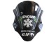 Erschwingliche Kawasaki EX400 Motorrad Verkleidung 2018-2024 - Matt Schwarz Grun Monster Showr Schnee