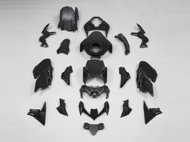 Erschwingliche Kawasaki Z900 Motorrad Verkleidung 2020-2024 - Glanzendes Schwarz