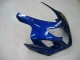 Erschwingliche Suzuki GSXR 600/750 Motorrad Verkleidung 2004-2005 - Blau Grau Glanzendes Schwarz