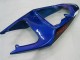Erschwingliche Suzuki GSXR 600/750 Motorrad Verkleidung 2004-2005 - Blau Grau Glanzendes Schwarz