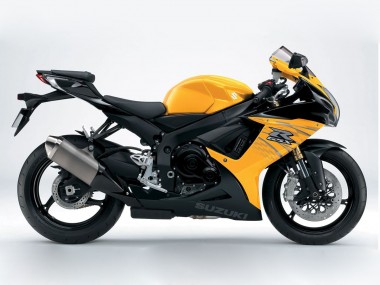 Erschwingliche Suzuki GSXR 600/750 Motorrad Verkleidung 2011-2024 - Gelb