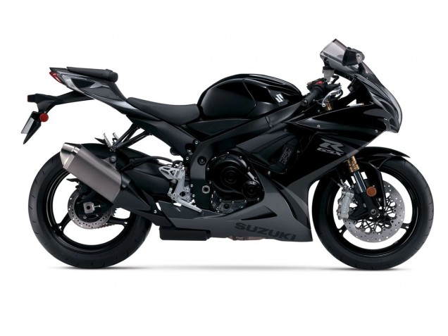 Erschwingliche Suzuki GSXR 600/750 Motorrad Verkleidung 2011-2024 - Glanzendes Schwarz