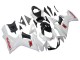 Erschwingliche Suzuki GSXR 600/750 Motorrad Verkleidung 2011-2024 - Weiss Glanzendes Schwarz Rot Aufkleber