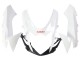 Erschwingliche Suzuki GSXR 600/750 Motorrad Verkleidung 2011-2024 - Weiss Glanzendes Schwarz Rot Aufkleber