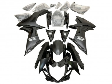 Erschwingliche Suzuki GSXR 600/750 Motorrad Verkleidung 2011-2024 - Matt Schwarz