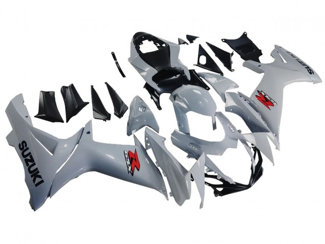 Erschwingliche Suzuki GSXR 600/750 Motorrad Verkleidung 2011-2024 - Grau