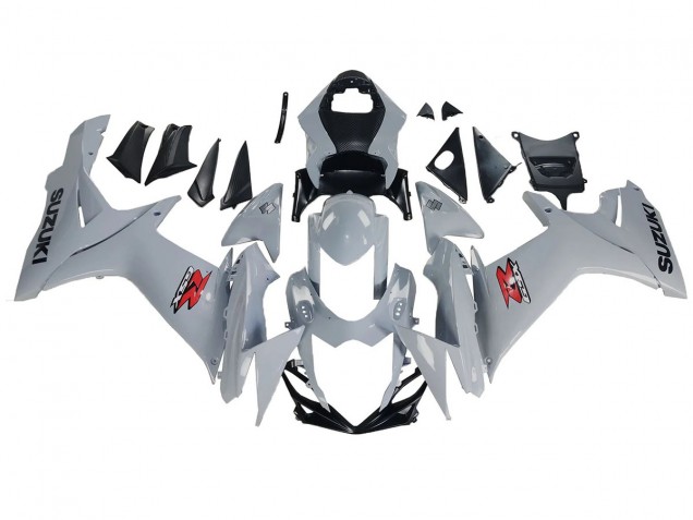 Erschwingliche Suzuki GSXR 600/750 Motorrad Verkleidung 2011-2024 - Grau