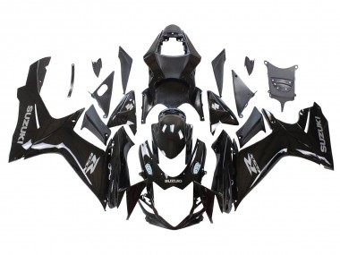 Erschwingliche Suzuki GSXR 600/750 Motorrad Verkleidung 2011-2024 - Glanzendes Schwarz