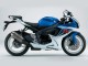 Erschwingliche Suzuki GSXR 600/750 Motorrad Verkleidung 2011-2024 - Blau Weiss