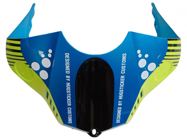 Erschwingliche Yamaha YZF R1 Motorrad Verkleidung 2015-2019 - Blau Grun Schwarz Hai