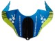 Erschwingliche Yamaha YZF R1 Motorrad Verkleidung 2015-2019 - Blau Grun Schwarz Hai