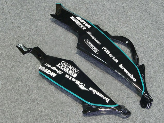 Erschwingliche Suzuki GSXR 600/750 Motorrad Verkleidung 2006-2007 - Weiss Blau Gelb Corona Alstare