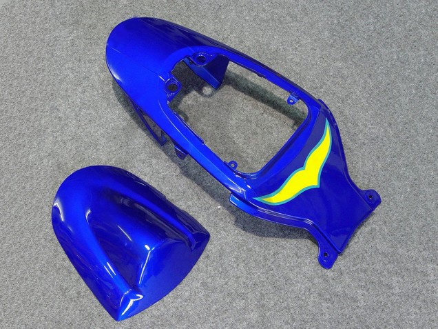 Erschwingliche Suzuki GSXR 600/750 Motorrad Verkleidung 2006-2007 - Weiss Blau Gelb Corona Alstare