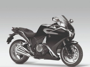 Erschwingliche Honda VFR 1200 Motorrad Verkleidung 2010-2014 - Glanzendes Schwarz