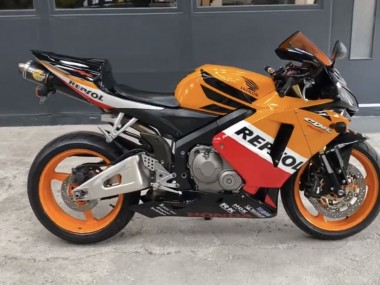 Erschwingliche Honda CBR600RR Motorrad Verkleidung 2005-2006 - Schwarz Orange Weiss Rot Repsol