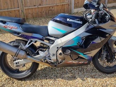 Erschwingliche Kawasaki Ninja ZX9R Motorrad Verkleidung 2002-2003 - Blau Silber