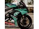 Erschwingliche Yamaha YZF R6 Motorrad Verkleidung 2008-2016 - Hellgrun Weiss Schwarz Petronas