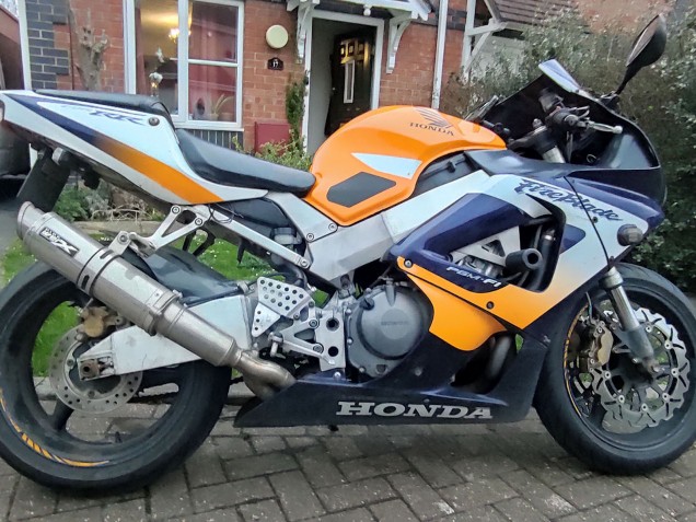 Erschwingliche Honda CBR900RR 929RR Motorrad Verkleidung 2000-2001 - Silber Orange Blau