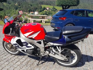 Erschwingliche Honda CBR900RR 919 Motorrad Verkleidung Kit 1998-1999 - Weiss Rot Blau