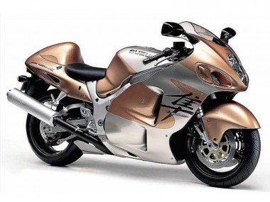 Erschwingliche Suzuki GSXR 1300 Hayabusa Motorrad Verkleidung 1996-2007 - HellBraun Silber