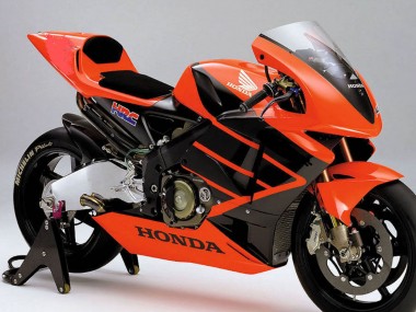 Erschwingliche Honda CBR600RR Motorrad Verkleidung 2003-2004 - Rot Glanzendes Schwarz