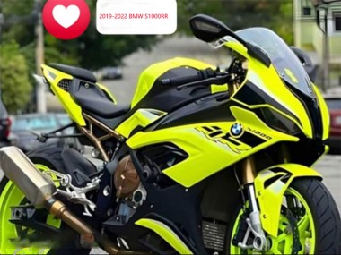 Erschwingliche BMW S1000RR Motorrad Verkleidung 2019-2022 - Zitrone Gelb