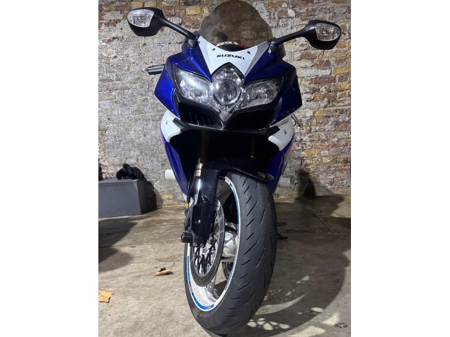 Erschwingliche Suzuki GSXR 600/750 Motorrad Verkleidung 2008-2010 - Weiss Blau Rot