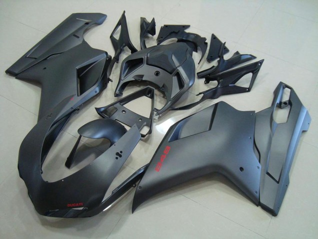Matt Schwarz Ducati 848 1098 1198 07-14 Motorrad Verkleidungen Matt Schwarz Ducati 848 1098 1198 07-14 Motorrad Verkleidungen