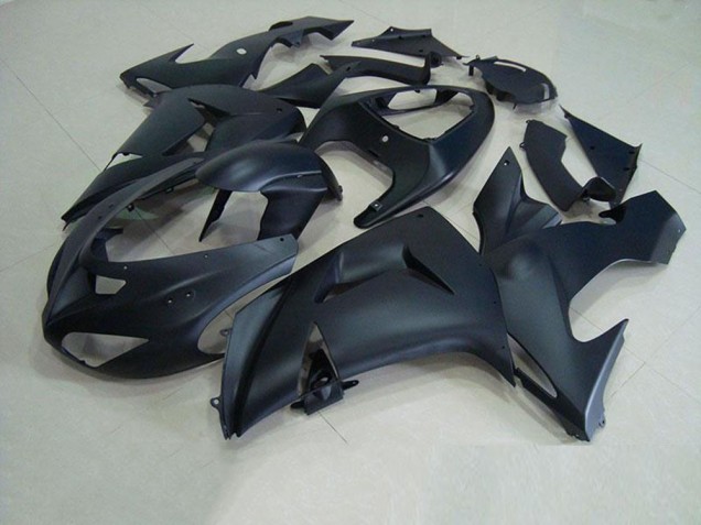 Matt Schwarz Kawasaki ZX10R 06-07 Motorrad Verkleidungen Matt Schwarz Kawasaki ZX10R 06-07 Motorrad Verkleidungen