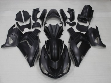 Matt Schwarz Kawasaki ZX14R ZZR 1400 06-11 Motorrad Verkleidung