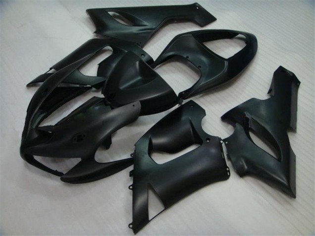 Matt Schwarz Kawasaki ZX6R 05-06 Motorrad Verkleidungen Matt Schwarz Kawasaki ZX6R 05-06 Motorrad Verkleidungen