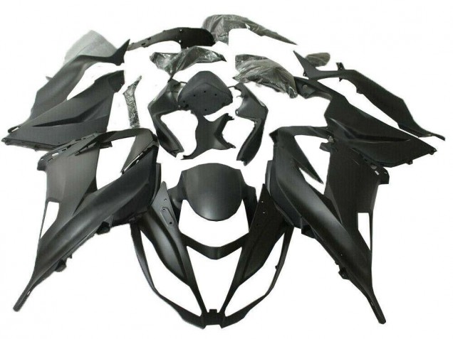 Matt Schwarz Kawasaki ZX6R 13-18 Motorrad Verkleidung Matt Schwarz Kawasaki ZX6R 13-18 Motorrad Verkleidung