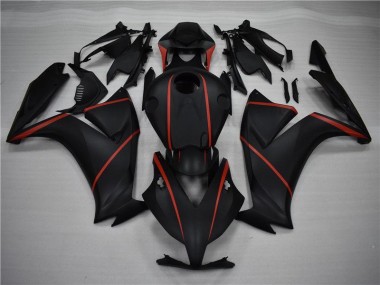 Matt Schwarz Rot Honda CBR 1000 RR 12-16 Motorrad Verkleidungen