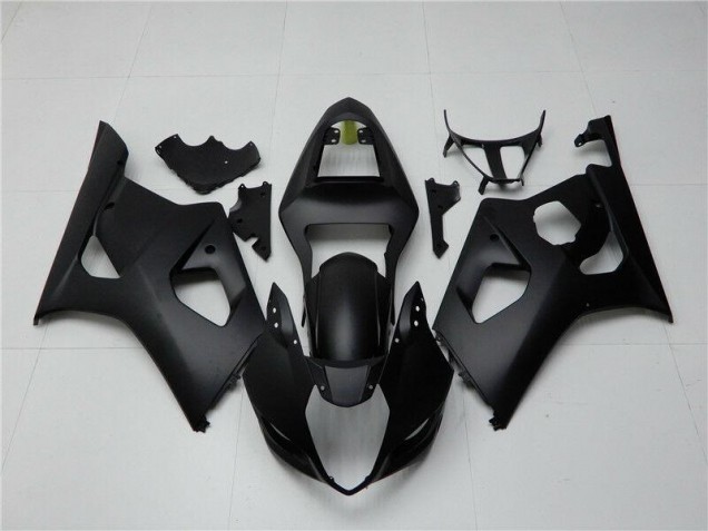 Matt Schwarz Suzuki GSXR 1000 K3 03-04 Motorrad Vollverkleidung Matt Schwarz Suzuki GSXR 1000 K3 03-04 Motorrad Vollverkleidung