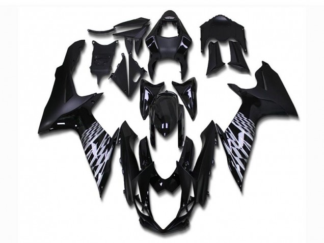 Matt Schwarz Suzuki GSXR 600 / 750 K11 11-24 Motorrad Verkleidungen Matt Schwarz Suzuki GSXR 600 / 750 K11 11-24 Motorrad Verkleidungen
