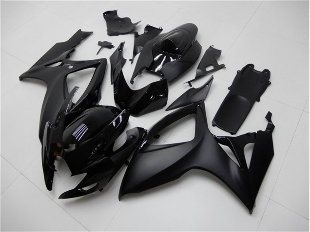 Matt Schwarz Suzuki GSXR 600 / 750 K6 06-07 Motorrad Verkleidungen Matt Schwarz Suzuki GSXR 600 / 750 K6 06-07 Motorrad Verkleidungen