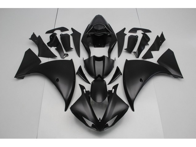 Matt Schwarz Yamaha R1 12-14 Motorrad Verkleidungen